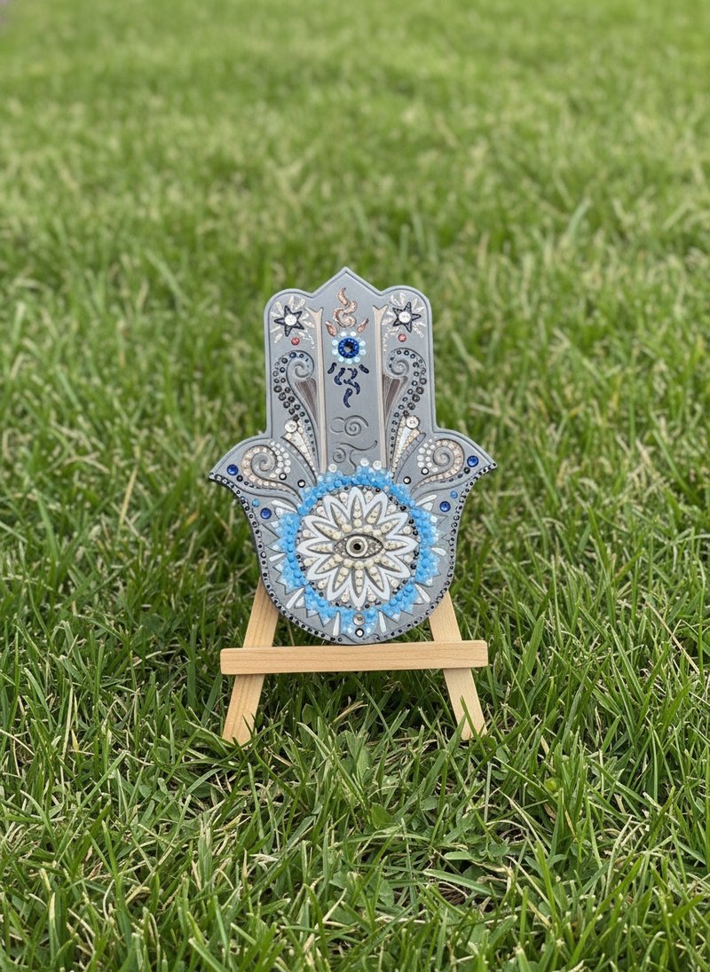 台北  能量點點曼陀羅 繪製 香插 線香座 一人開班 - 插畫/繪畫/寫字 - 顏料 