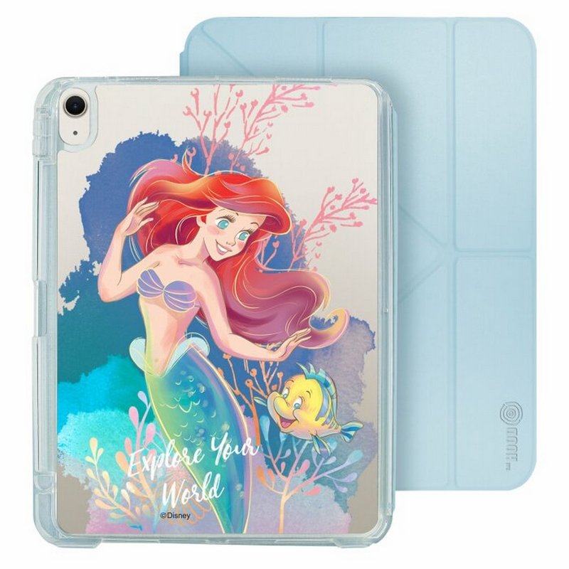 迪士尼愛麗兒公主 iPad Air 11/pro13可拆式防摔透明筆槽摺套ipad - 平板/電腦保護殼/保護貼 - 塑膠 多色