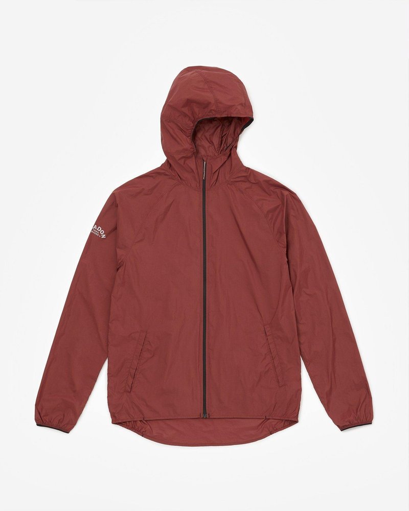 【Seadon】Gale VS Jacket Raincoat_ Chestnut Red - Men's Sportswear Tops - Polyester Red