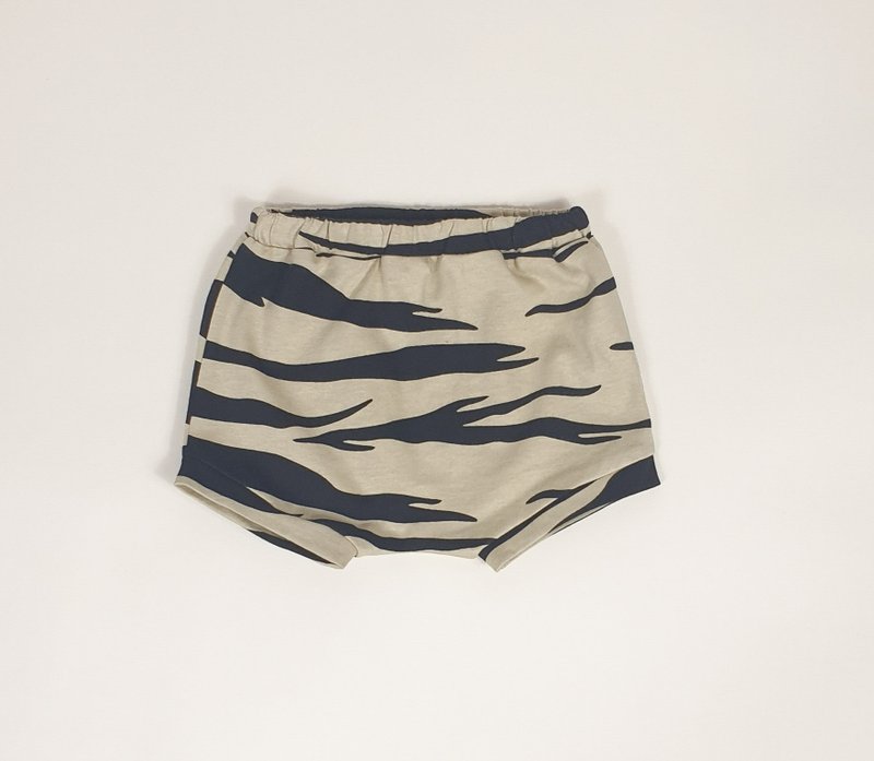 Stripes baby shorts, baby boy shorts, baby girl shorts, kids shorts with stripes - 男/女童長褲/短褲 - 棉．麻 多色