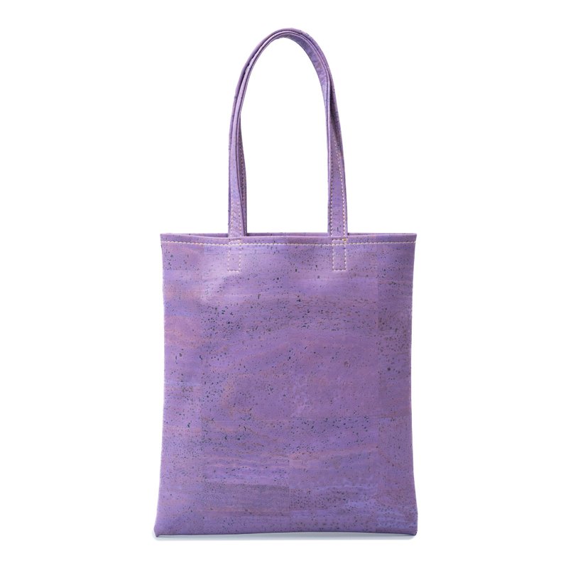 コルクレザーA4トートバッグ (Violet) - 手提包/手提袋 - 環保材質 紫色