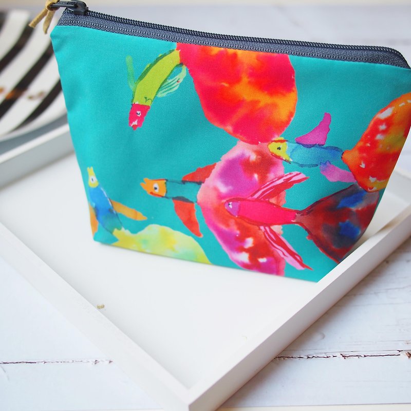Baby picture customized cosmetic bag - Toiletry Bags & Pouches - Waterproof Material Multicolor