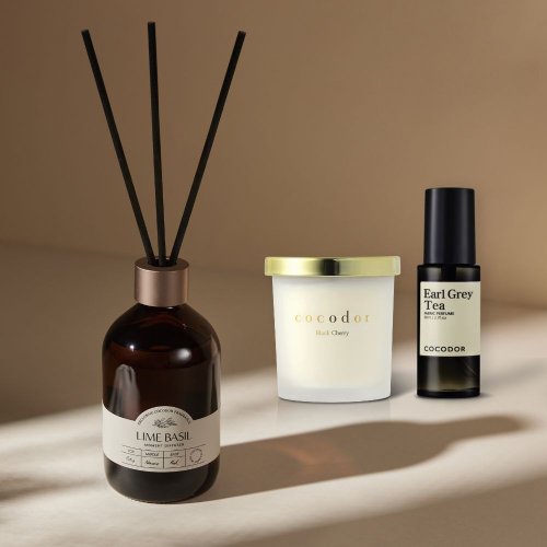 COCODOR 珂珂朵爾 【超值組合】cocodor-時光擴香瓶300ml+大豆蠟燭130g 贈噴霧