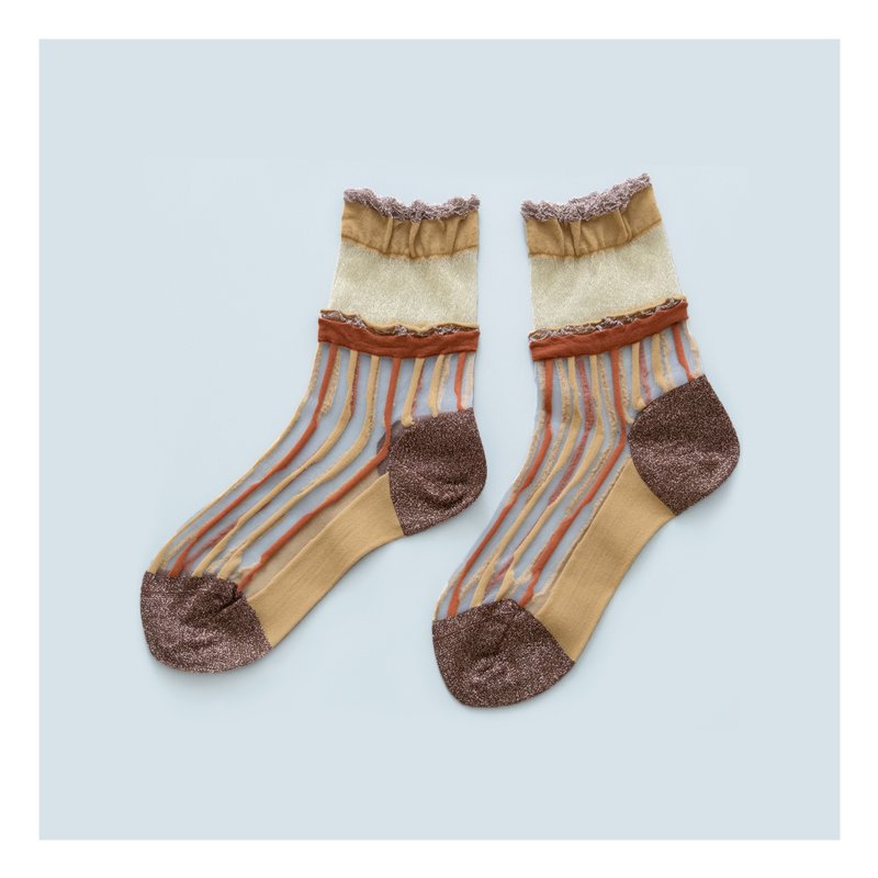 Smooth / Beige - Socks - Nylon Khaki