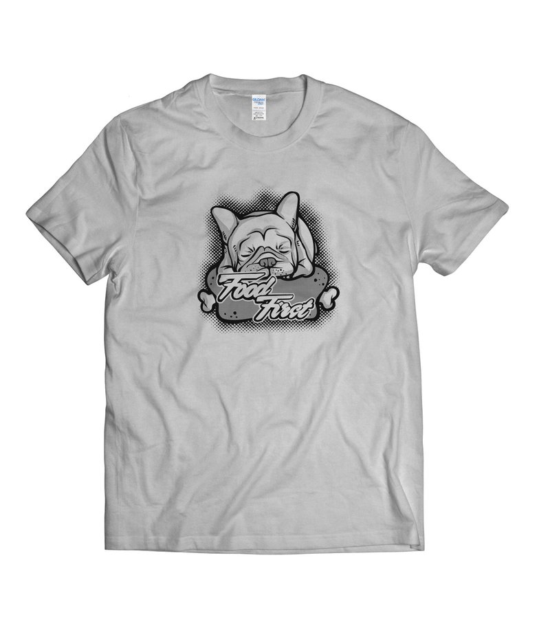 Sleeping Fadou-Tシャツホワイト/ブラック/グレー/ネイビー ブルー - Tシャツ メンズ - コットン・麻 多色