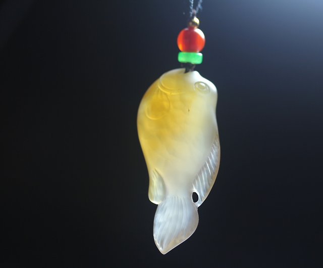 Jade Fish Necklace 