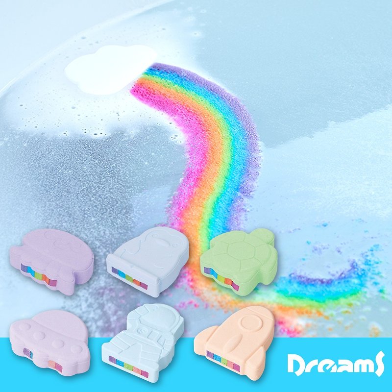 Dreams│Rainbow waterfall bath salt bath ball - Other - Other Materials Multicolor