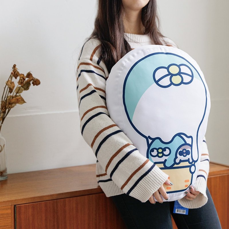 PP mini Little Penguin - Little Penguin Fluff Hot Air Balloon Pillow - Pillows & Cushions - Cotton & Hemp 
