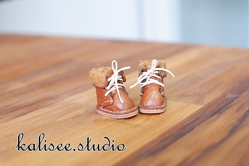 Doll shoes for Blythe (joint), Lati (y), Monst and Dada folding boot models (genuine leather) - 皮件/皮革 - 真皮 