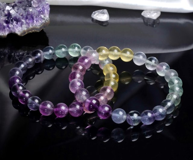 一点もの】 No.226 //7mm マルチカラーフローライト 蛍石 Fluorite