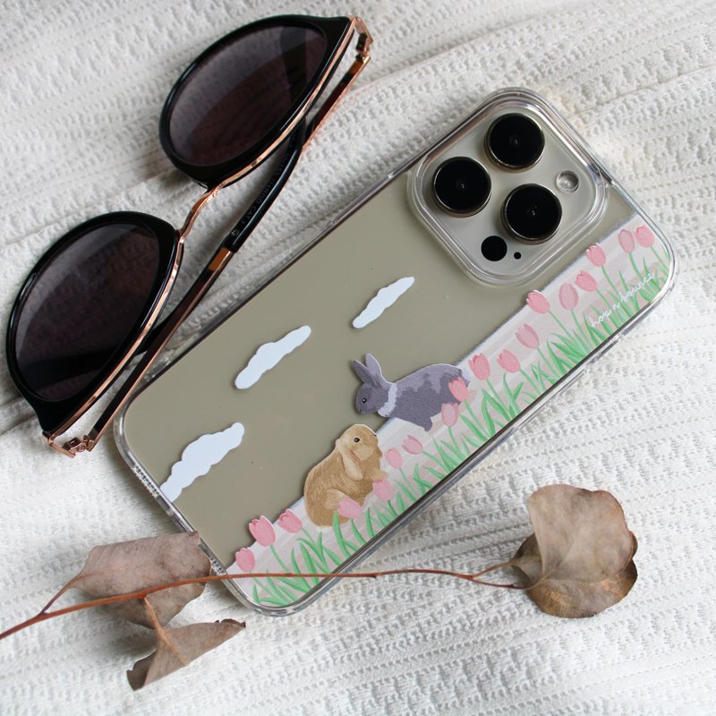 兔兔 透明防摔手機殼 (支援全系列 iPhone) - 手機殼/手機套 - 塑膠 