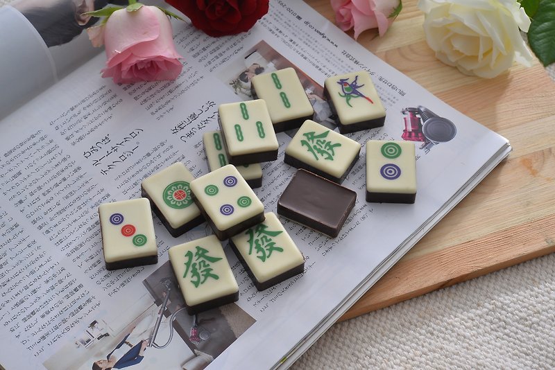 Creative Mahjong Chocolate Gift Box (16 pieces) - ช็อกโกแลต - อาหารสด 
