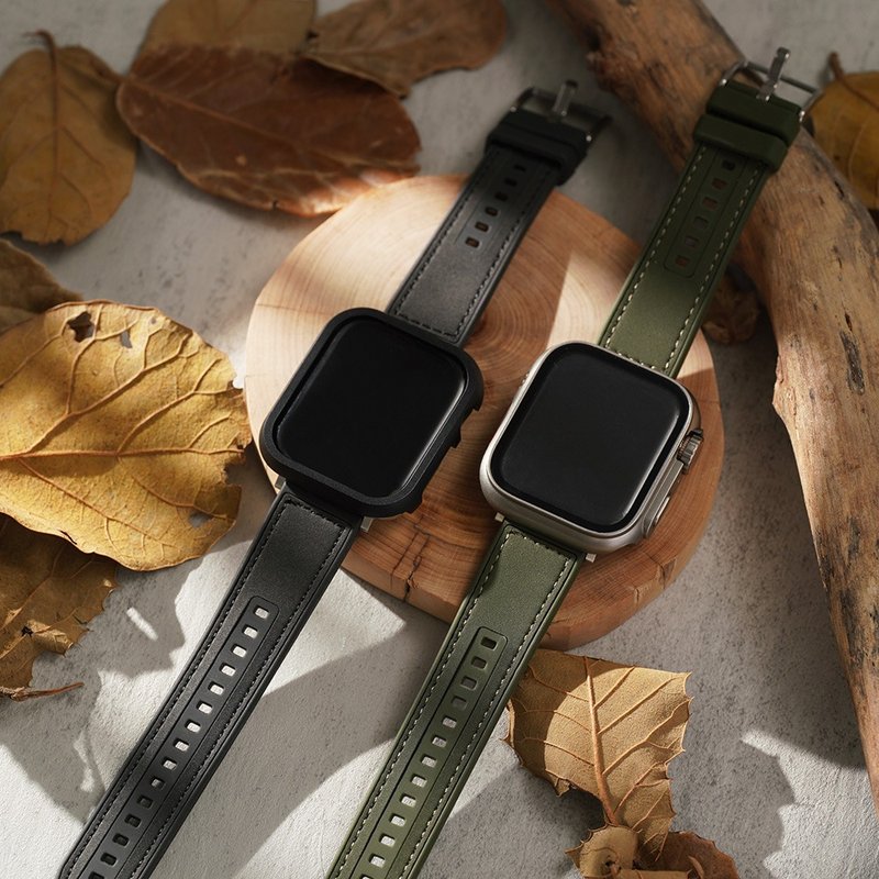 Apple watch - 防水輕便 蘋果錶帶 真皮錶帶  裝飾 - 錶帶 - 防水材質 