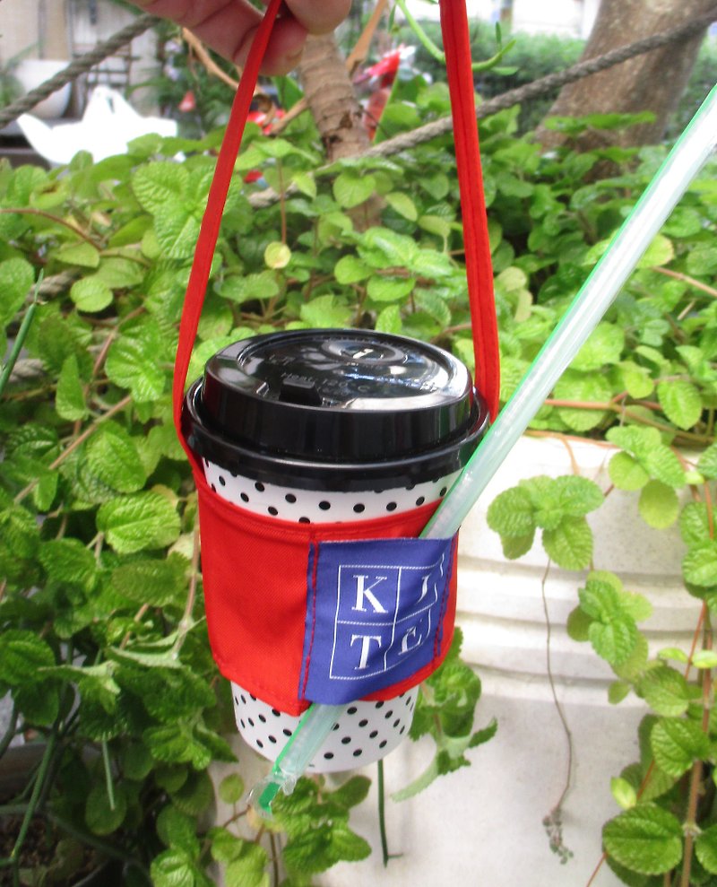 Little kite-environmental protection cup set-red orange - Beverage Holders & Bags - Other Materials Multicolor