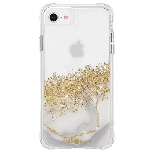 Case-Mate iPhone SE (第三/二代) Karat Marble鎏金石紋防摔抗菌手機防摔殼