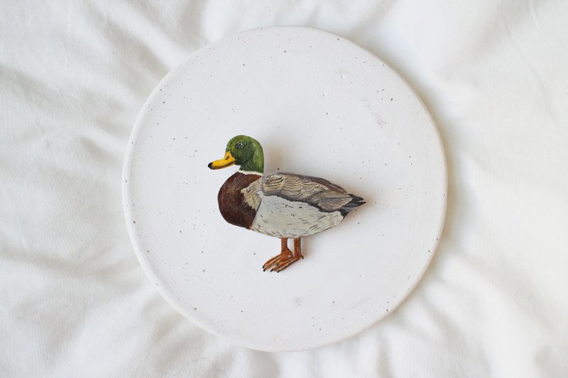 Jade remember hand brooch / mallard - เข็มกลัด - อะคริลิค หลากหลายสี