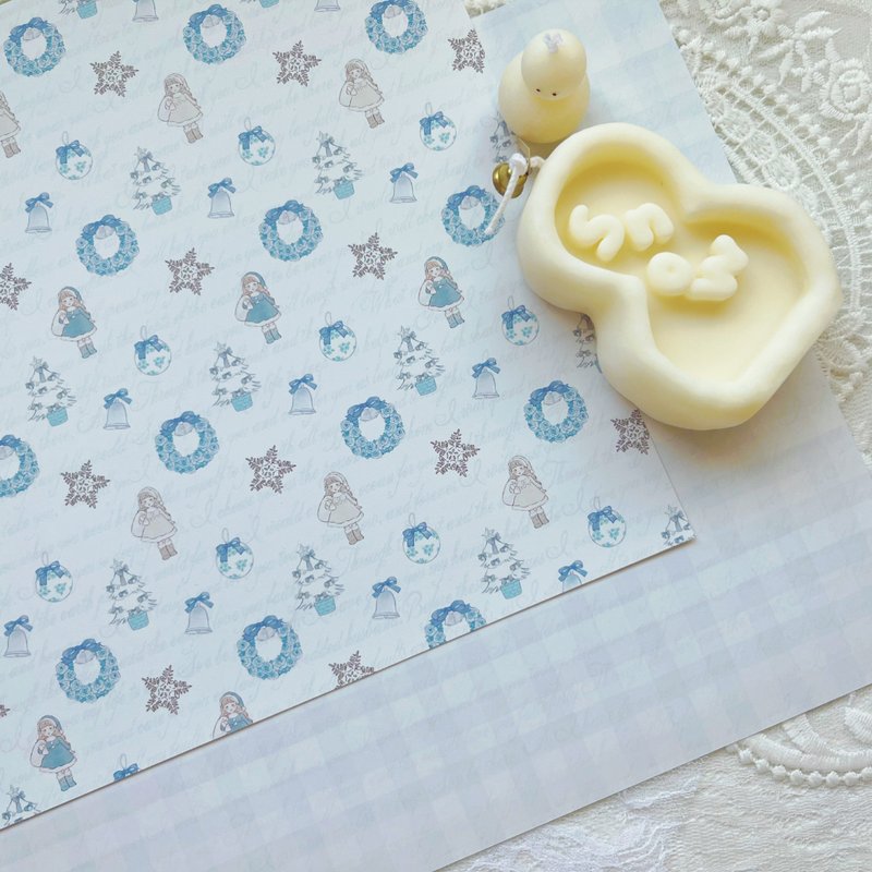 christmas Whitesanta&check - 禮物盒/包裝盒 - 紙 多色