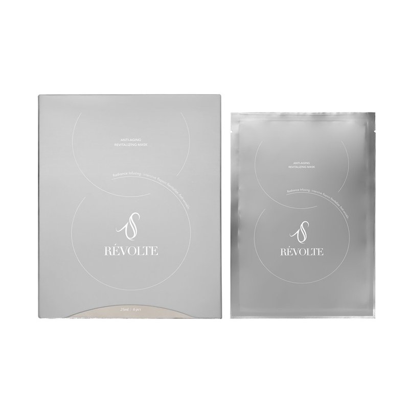 Anti-Aging Revitalizing Mask - ที่มาส์กหน้า - ผ้าไหม สีเงิน