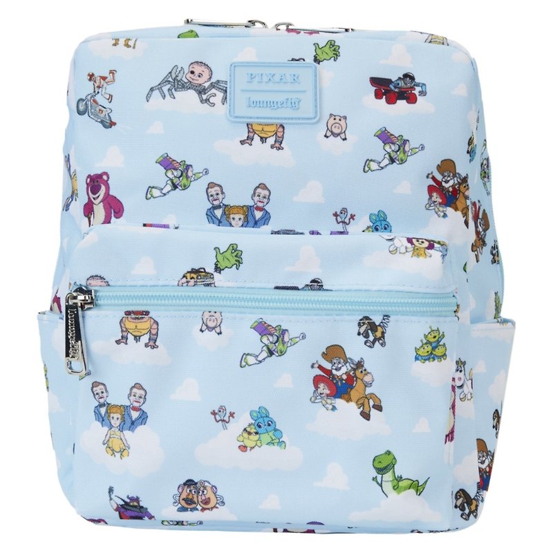 Loungefly Pixar Toy Story movie collaboration nylon mini backpack - กระเป๋าเป้สะพายหลัง - หนังเทียม สีน้ำเงิน