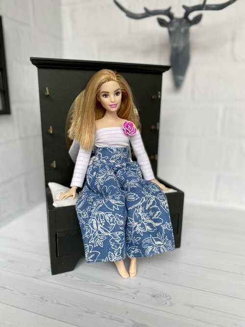 Barbie curvy doll clothes set, ready-made Barbie clothes - Shop BAYTREES  DOLL CLOTHES Kids' Toys - Pinkoi