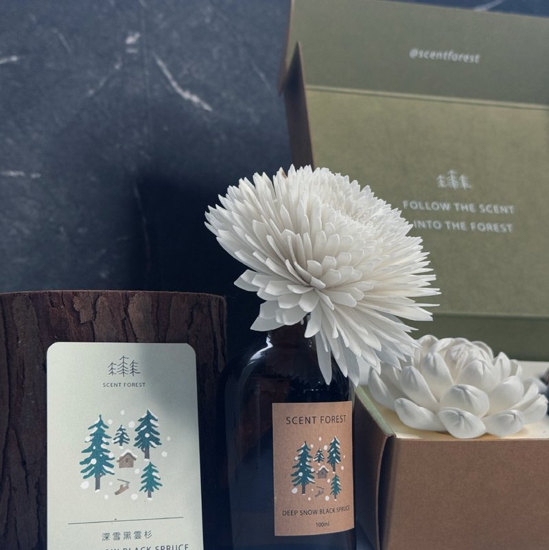 【新品】深雪黑雲杉 -溫潤而堅毅的冷冽森林系香氛 - 室內香氛 - 香氛/精油/擴香 - 植物．花 咖啡色