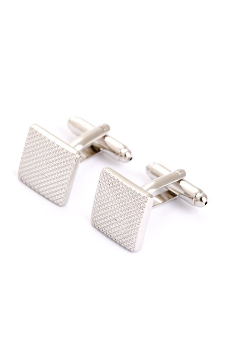 Kings Collection Silver Square Cufflinks KC10026 Silver - Cuff Links - Other Metals Silver