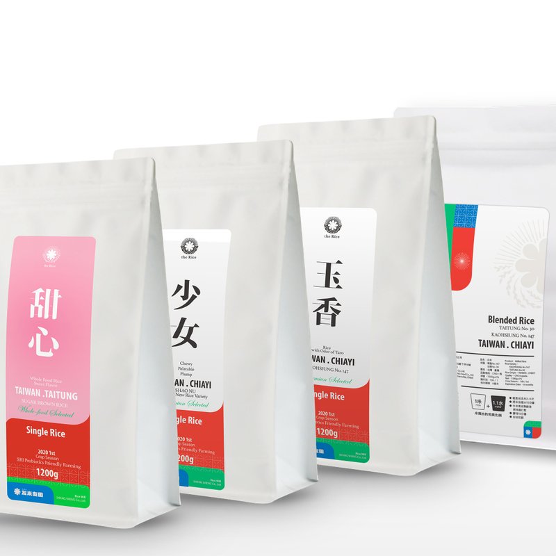 揪愛四款米組 - 米/五穀雜糧 - 新鮮食材 