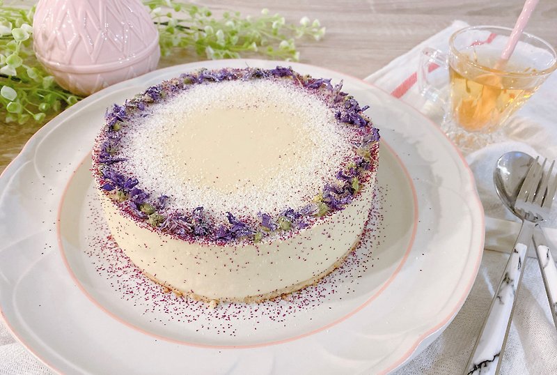 【甜素】紫羅蘭輕乳酪蛋糕_VEGAN純素/Gluten free無麩質 - 蛋糕/甜點 - 新鮮食材 