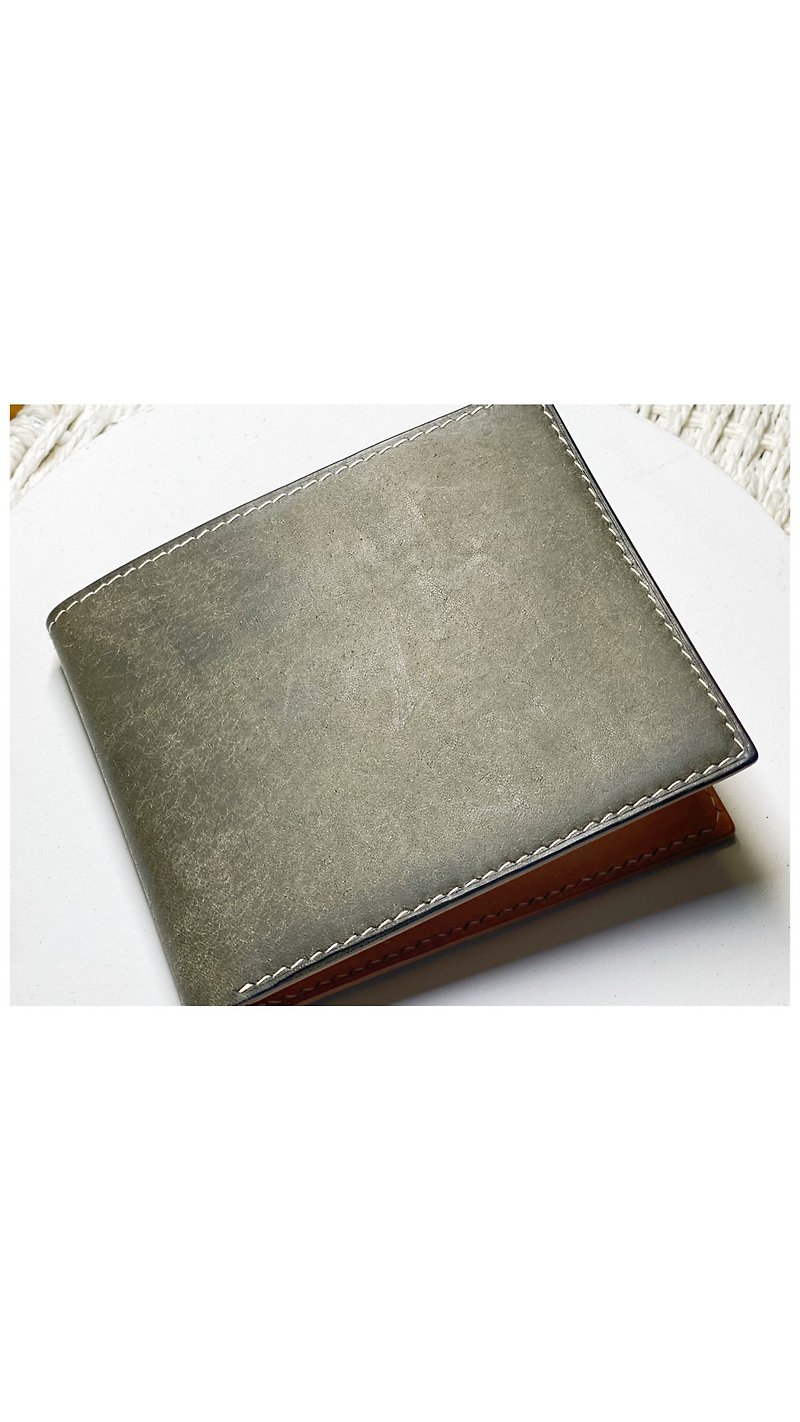 Pueblo Matte Leather Imported from Italy-Handmade Silver - Wallets - Genuine Leather Multicolor