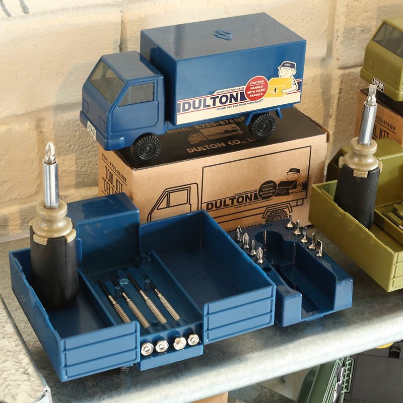 日本dulton 工具車 - 居家收納/收納盒/收納用品 - 其他材質 藍色