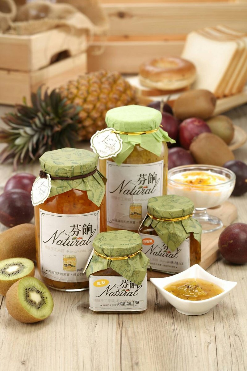 【HANDMADE JAM】 Pineapple with Passion fruit-260g - Jams & Spreads - Fresh Ingredients Yellow