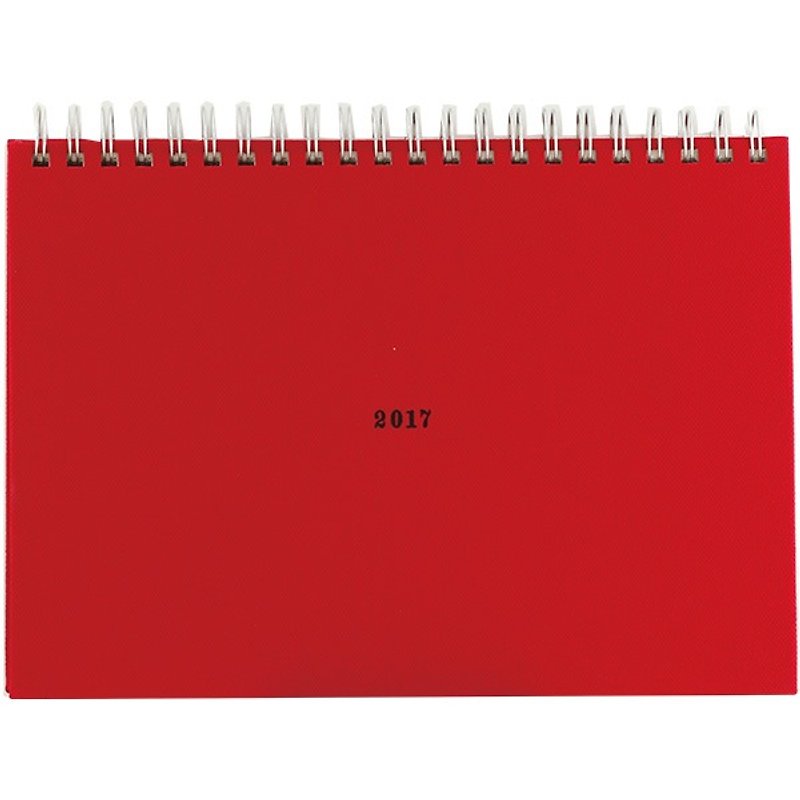 【LABCLIP】SKETCH DIARY 2017系列/A5月間繪本手帳-紅(帆布)1712K01-RD - 筆記本/手帳 - 紙 