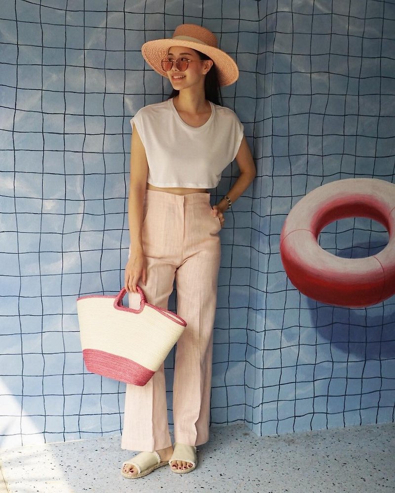 Saisal Classic Bag - PINK - 手提包/手提袋 - 其他材質 粉紅色