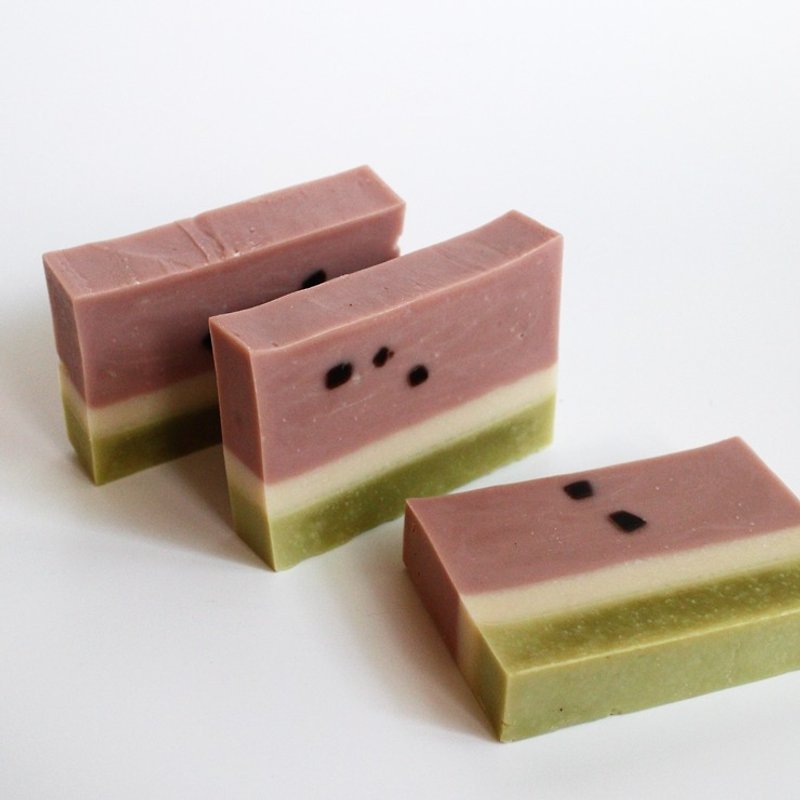 [Watermelon] Lei Anbo sweetheart soap Body soap. Autumn calm necessary │ │ │ supple natural fruit essential oils into soap │ - Soap - Other Materials Red