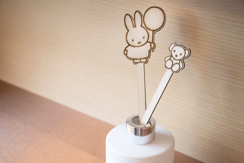 【Pinkoi x miffy 】miffy & Bear Diffuser | ninety second - Fragrances - Wood Brown