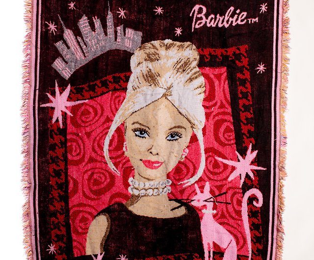 Barbie Blanket Barbie carpet second-hand vintage antiques Vintage - Shop  LZD Rugs & Floor Mats - Pinkoi