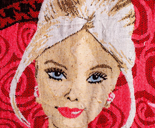 Barbie Blanket Barbie carpet second-hand vintage antiques Vintage
