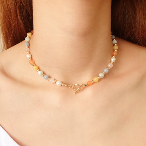 Canal4℃ カナルヨンドシー Canal 4℃ ネックレス K10 ピンク