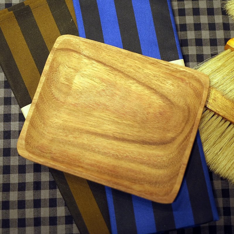 ナチュラルチークの木プレート|塗装なし|簡単に食べる - 小皿 - 木製 