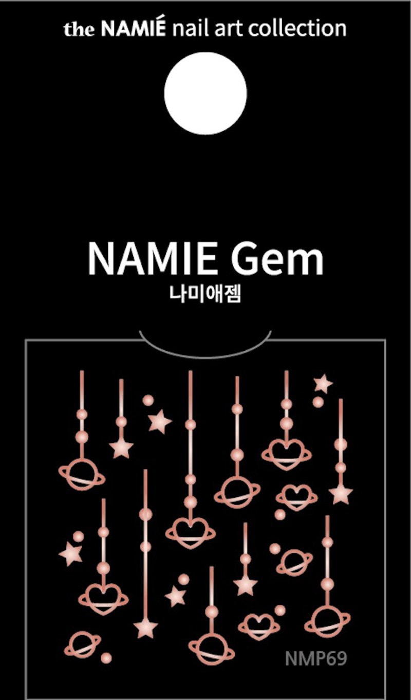 【專業用】NAMIE Gem 美甲裝飾藝術貼紙 Normal Metallic 69 - 指甲油/指甲貼 - 紙 金色