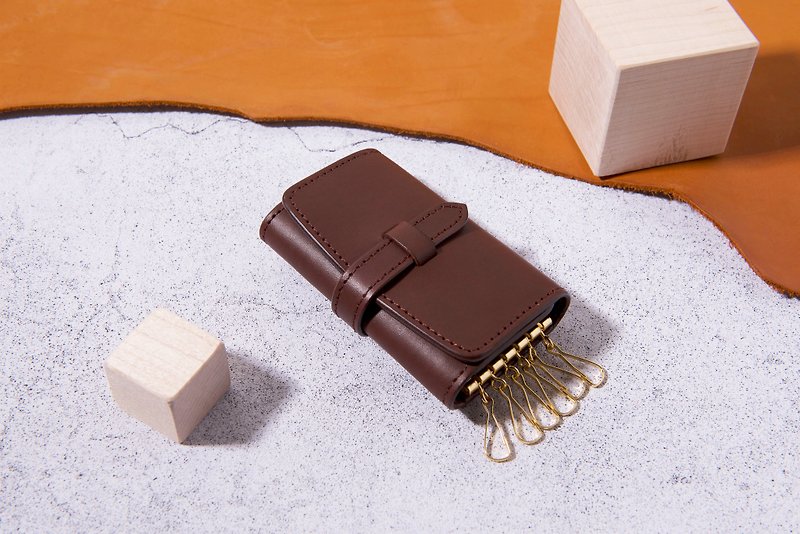 三つ折りキーバッグキー財布/チョコレートチョコレート