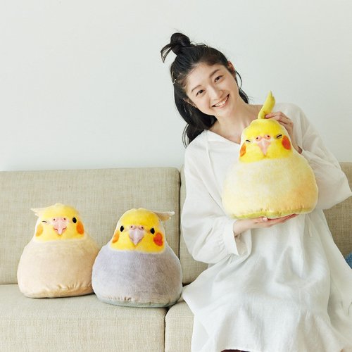 FELISSIMO (授權販售) Pinkoi 品牌形象館 【YOU+MORE!】可愛玄鳳鸚鵡造型抱枕