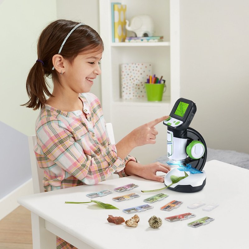 Fast shipping - only shipped to Taiwan [LeapFrog] Explore the amazing microscope - Kids' Toys - Plastic Multicolor