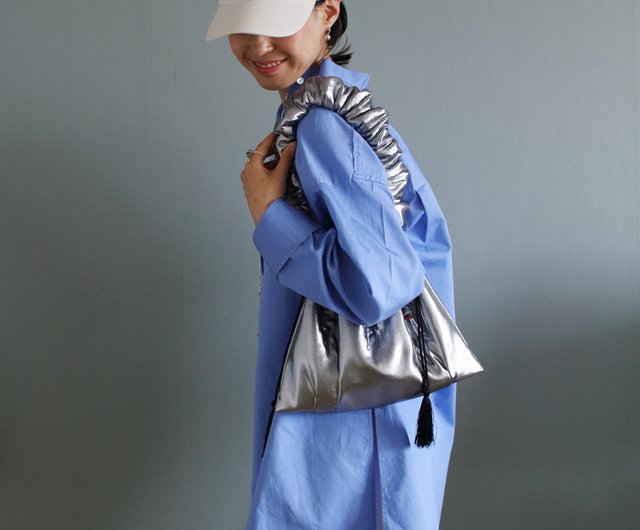きんぎょ　ブルー　ハンドバッグ CONVERSE TOKYO ×.blnk × Ceramic Japan】