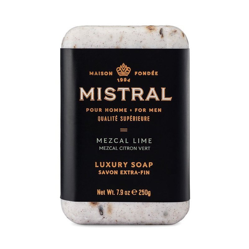 Mistral - 龍舌蘭萊姆 身體去角質 紳士香氛皂 / 香水皂 / 沐浴皂 - 肥皂/手工皂 - 其他材質 