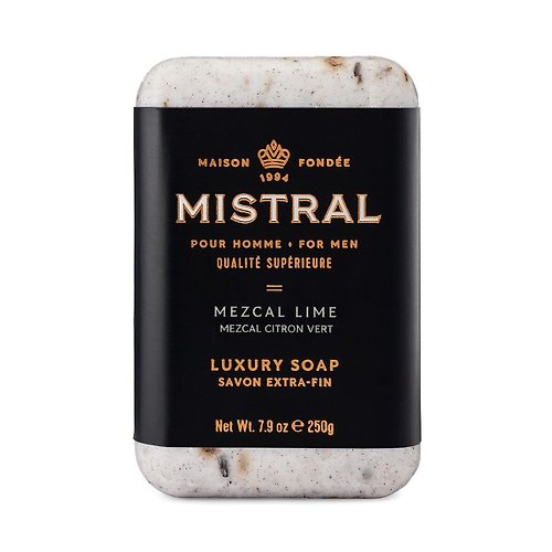紳士洋行 The Gentry & Co. Mistral - 龍舌蘭萊姆 身體去角質 紳士香氛皂 / 香水皂 / 沐浴皂