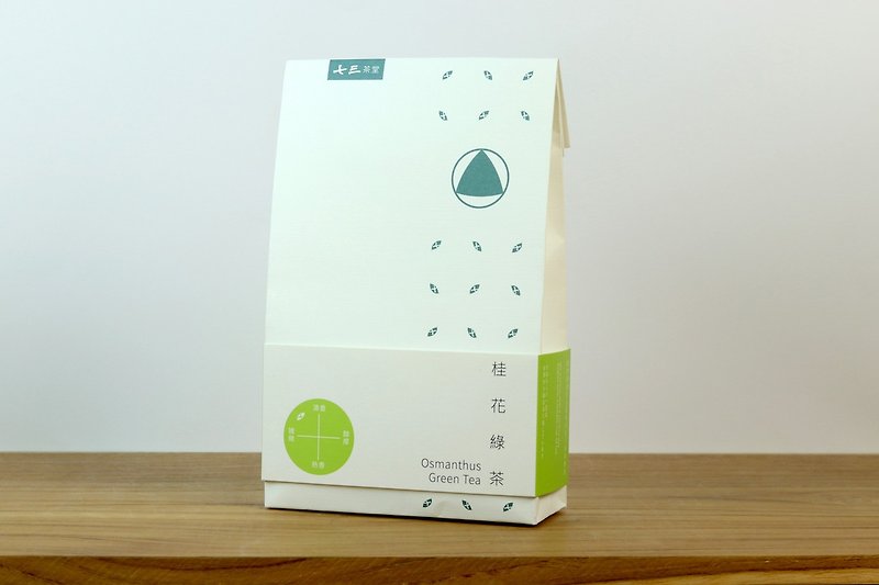 【嚐試台茶新滋味】桂花綠茶-生活袋(茶包 28入) - 茶葉/漢方茶/水果茶 - 紙 白色