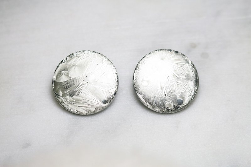 Looking for mishivénus vintage earrings moon // ve174 - Earrings & Clip-ons - Plastic Silver