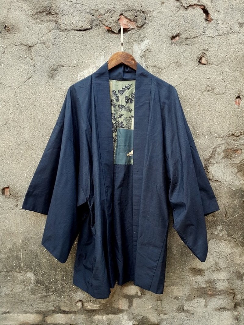 タートルGege  -  Tsaioの羽織アンティーク着物ジャケット - アウター メンズ - シルク・絹 