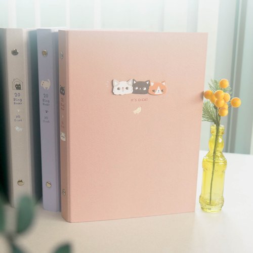 九達生活禮品 O-CAT - 斬型貓細版孔夾(26孔)。JBN-246。學習筆記.簡約硬殼